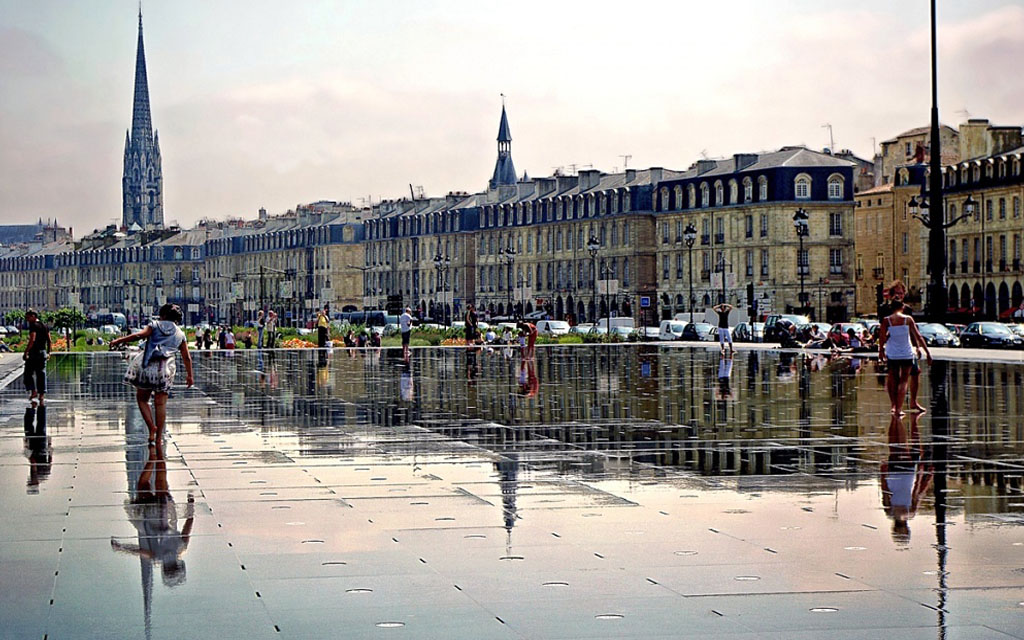 Le Miroir d'eau de Bordeaux