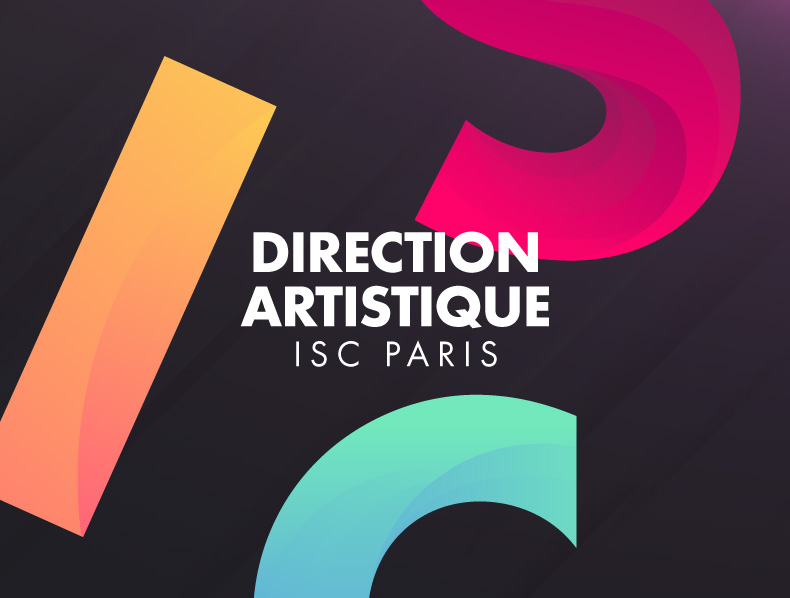 Direction artistique identité visuelle Groupe ISC Paris