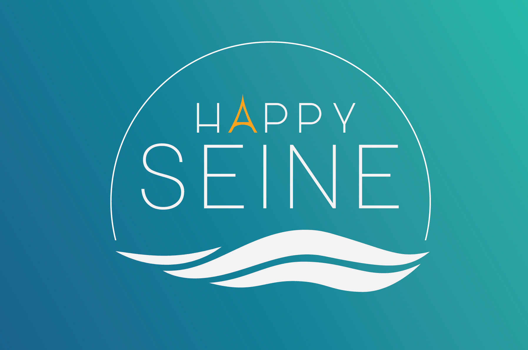 Happy Seine Logo - River / Water Design