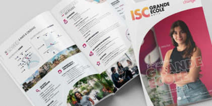 Design de brochures – ISC Paris