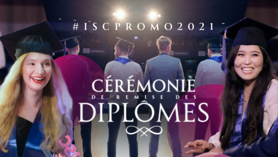 Cérémonie de remise des diplômes promo 2021 ISC Paris à la maison de l'UNESCO