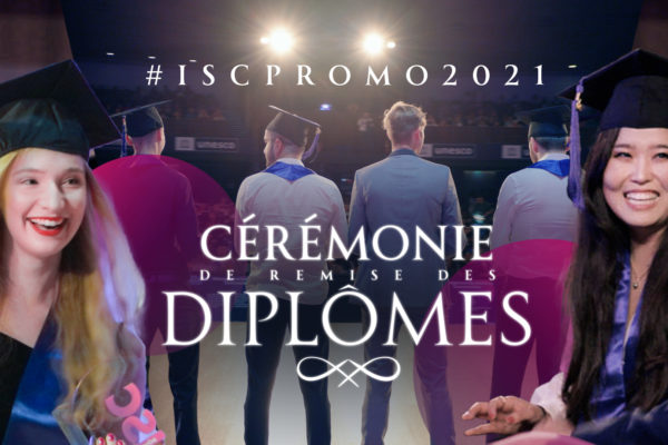 Cérémonie de remise des diplômes promo 2021 ISC Paris à la maison de l'UNESCO
