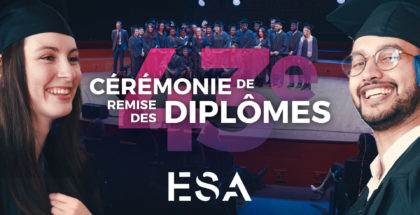 43e cérémonie de remise des diplômes de l'ESA - Retour en vidéo